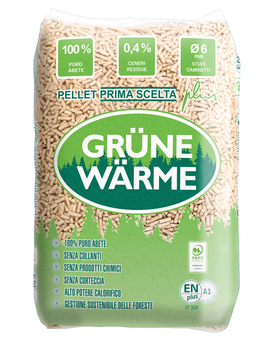 PELLET GRÜNE WÄRME BANCALE DA 70 SACCHI