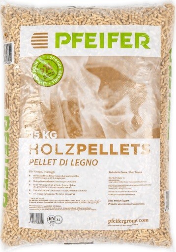 Pellet di Abete Austriaco Certificato Pfeifer 15 kg